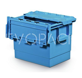 Caja de Plástico Apilable Tapas Integradas 70 L. - Rotuvall