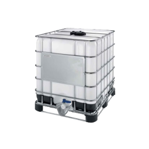 Container IBC/GRG 1000 litres homologué avec palet dacier-plastique