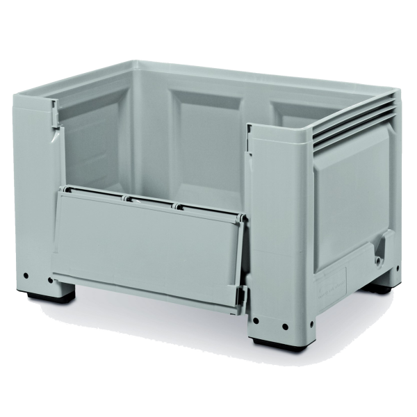 Palot Contenedor sólido con puerta y 4 pies 1200x800x760