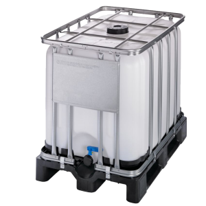 IBC600 Réservoir homologué avec palet de matière plastique