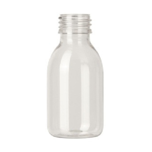 BOTELLA CIL 100cc TRANSPARENTE 28/410