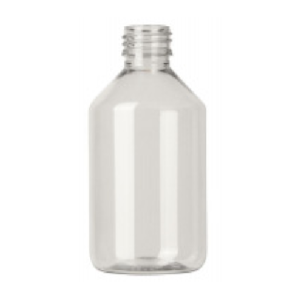 BOTELLA CIL 250cc TRANSPARENTE 28/410