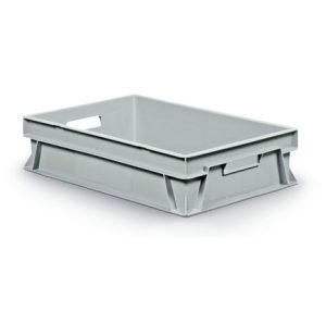 Solid euro container with open handles 600x400x145