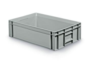 Euro-Contenedor sólido con etiquetero integrado 600x400x175