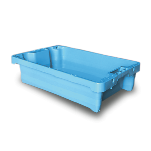 Stackable and nestable bucket with drainage
