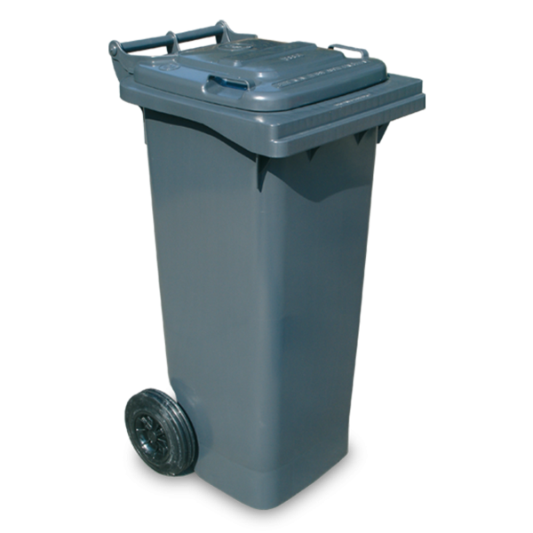 Ka 80 garbage bin with flip lid and wheels