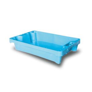 Stackable and nestable bucket with drainage