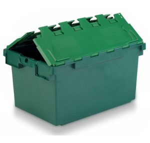 Cajas de plástico con tapa integrada