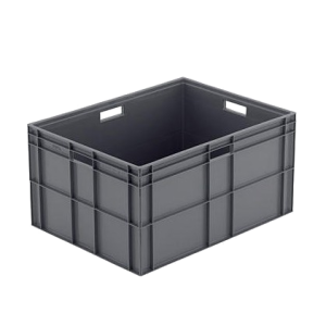 Solid euro container with open handles 11
