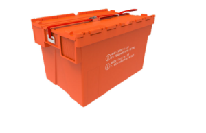 Caja con tapa integrada 600x400x365mm
