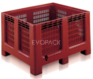 Geobox pallet 1200x1000x750 slatted 6 feet
