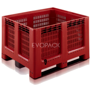 Geobox pallet 1200x1000x750 slatted 3 skids