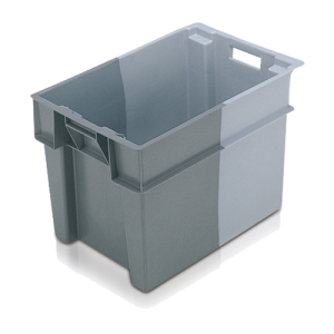 Caja apilable/encajable sólida 600x400x400
