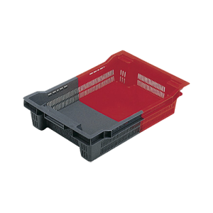 Caja fondo sólido y paredes rejadas 600x400x117