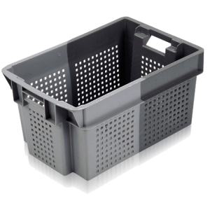 Caja fondo perforado y paredes rejadas 600x400x300
