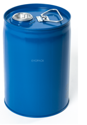 Fût metal 1 bouche époxy 12L