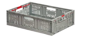 Boîte pliante perforée 600x400x229 mm