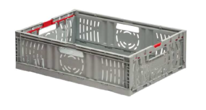 Boîte pliable perforée 600x400x118 mm