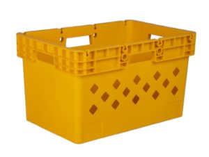 Caja apilable/encajable de distribución