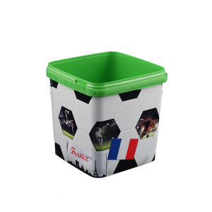 Cubo personalizado cuadrado IML 5,2L