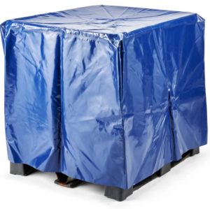 Water resistant cover for ibc/grg containers, 1000l