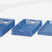 Perforated stackable box