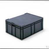 Solid stackable box