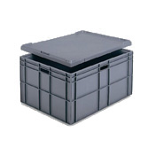 Solid stackable box