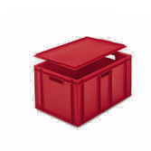 Solid stackable box