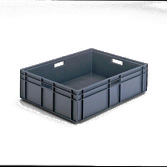 Solid stackable box