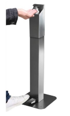 Distributeur de gel Inox