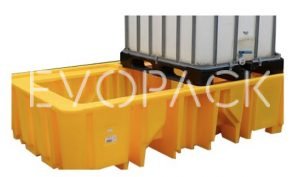 CUBETO RETENCION PEHD PARA 3 IBCS 1000L